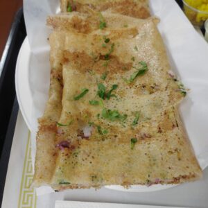 Onion Chilli Rava Dosa