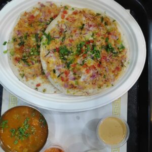 Tomato Onion Chilli Uttappam